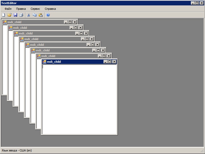 NET / Из песочницы Реализация SDI и MDI интерфейсов в одном приложении на C...
