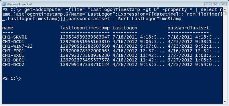 10 задач администрирования Active Directory, решаемых с помощью PowerShell