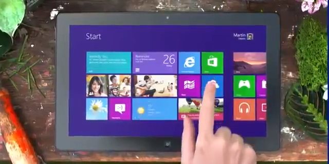 Сколько занимает windows 8 на планшете