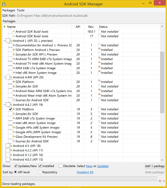 Android Studio для NDK под Windows