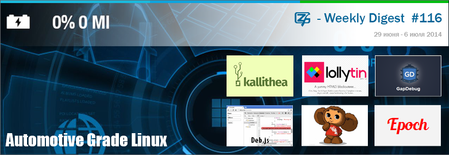 Дайджест интересных материалов из мира веб разработки и IT за последнюю неделю №116 (29 июня — 6 июля 2014)