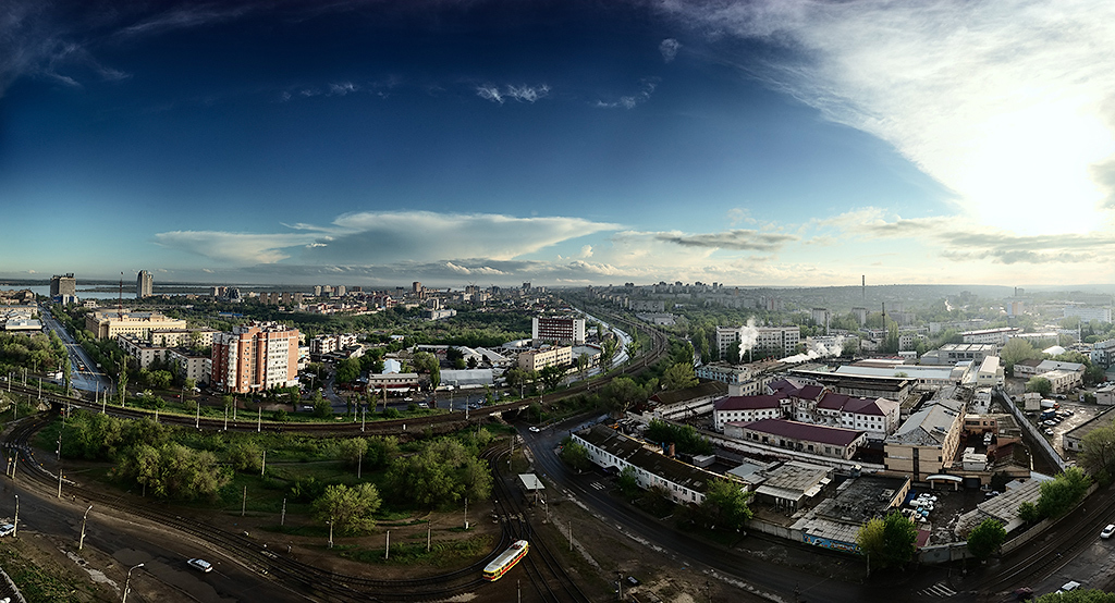 Панорамная фотография. HDRI Волгоград. HDR панорама город. Вид на город панорама. Виды панорам.