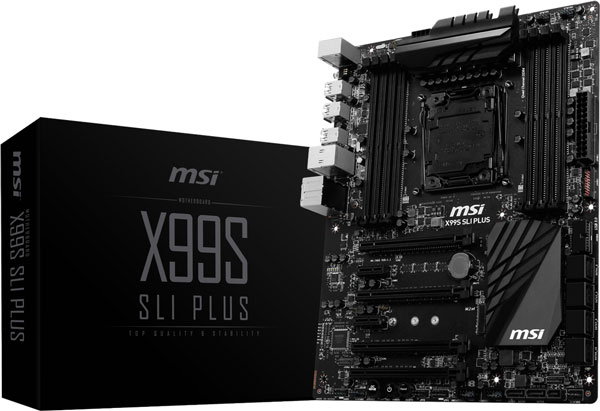 Спецификации MSI X99S SLI Plus производитель не приводит