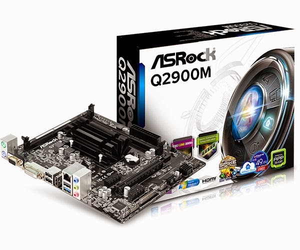 Плата ASRock Q2900-ITX выполнена в типоразмере mini-ITX, ASRock Q2900M — microATX