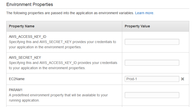 EC2 Name Configuration