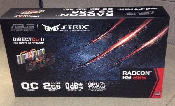 Asus Radeon R9 285 Strix OC edition