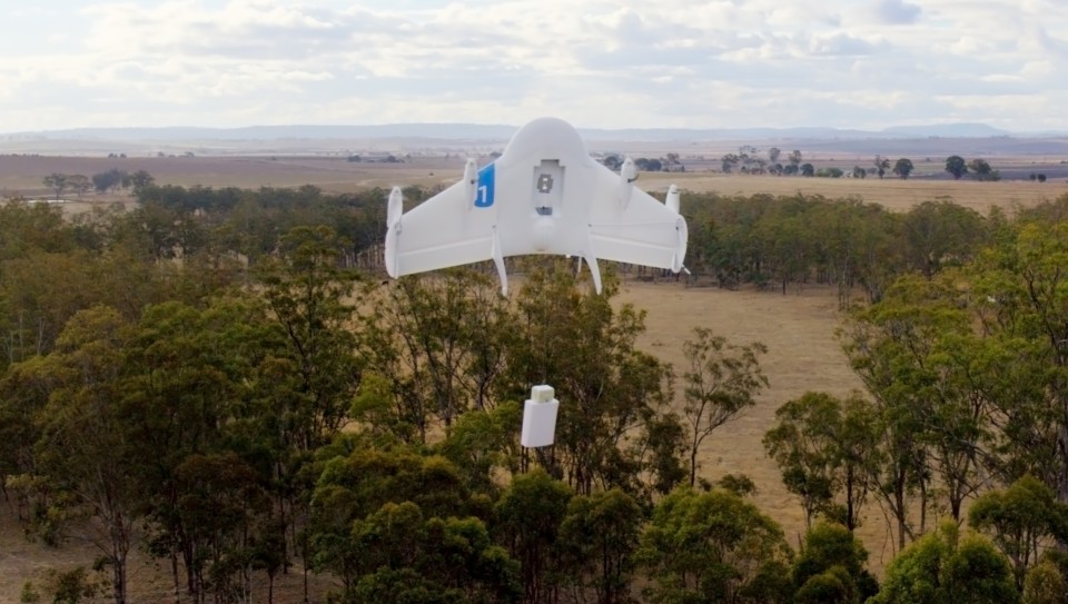Google тестирует доставку товаров при помощи дронов
