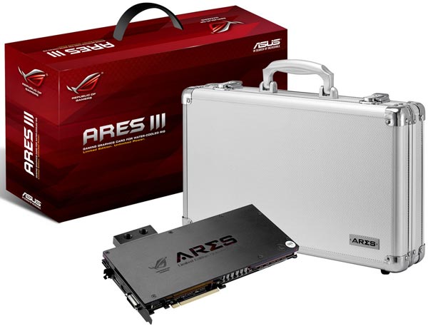 Водоблок, которым оснащена карта Asus ROG Ares III, изготовлен компанией EK Water Blocks