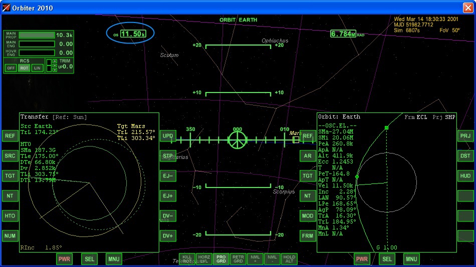 Flight software. Гомановская Траектория на Марс. Иностранные программы моделирования движения космических объектов. Гомановская Траектория. Аэроторможение.