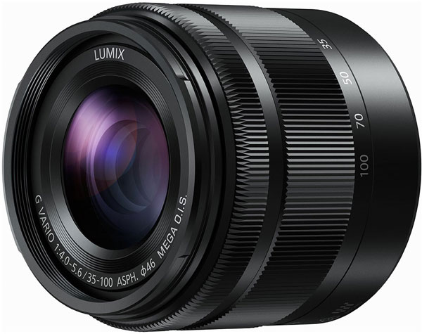 Объектив Panasonic Lumix G Vario 35-100mm F4.0-5.6 ASPH. / MEGA O.I.S. оснащен системой оптической стабилизации и шаговым приводом автоматической фокусировки