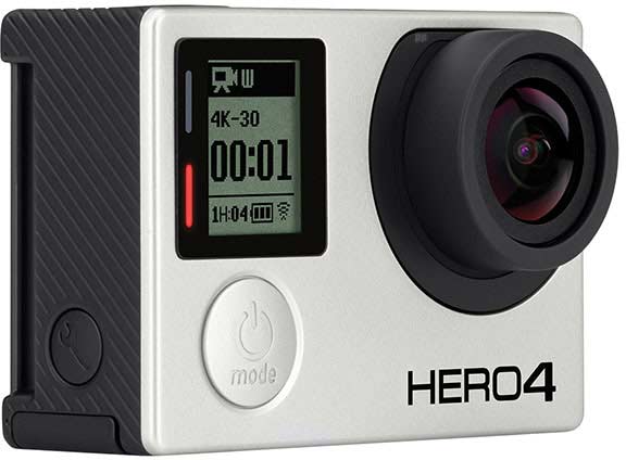 Камера GoPro Hero 4 Silver будет оснащена сенсорным экраном