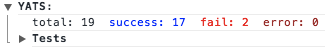 Unit тестирование в js. YATS — поделка для написания юнит тестов