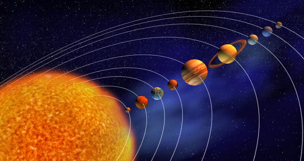 Планеты вокруг солнца. Солнечная система движение планет вокруг солнца. Астрономическая модель движение планет вокруг солнца. Планеты которые вращаются вокруг солнца. Модель нашей солнечной системы.