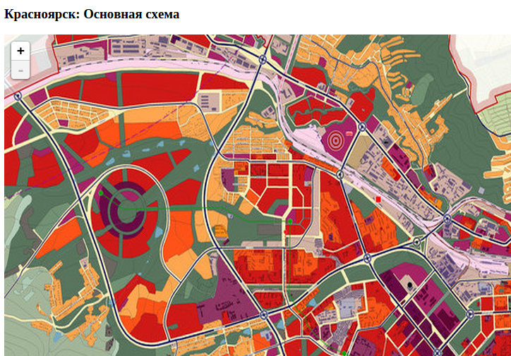 Генеральный план застройки красноярска до 2033 года