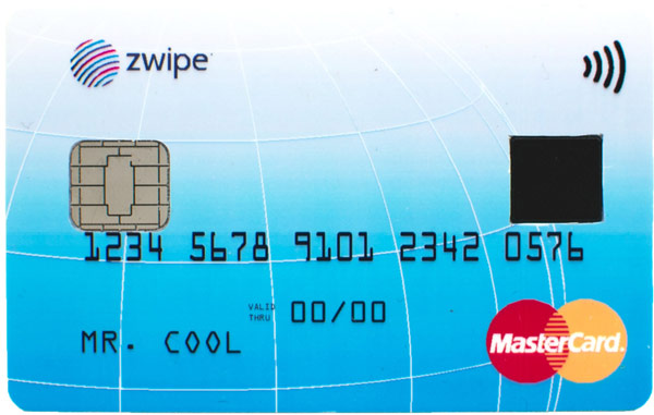 В платежной карточке Zwipe MasterCard используется технология биометрической идентификации, разработанная Zwipe