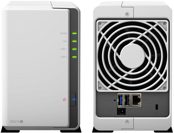 Основой хранилища Synology DiskStation DS215j служит двухъядерный процессор Marvell Armada 375 88F6720