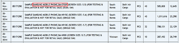 Samsung SM-E700F