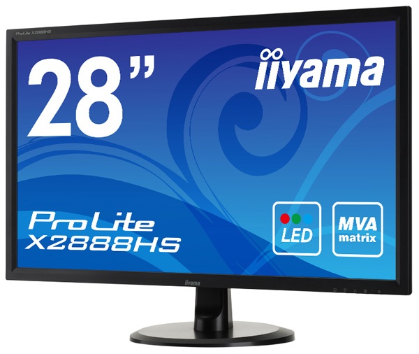 В мониторе iiyama ProLite X2888HS используется ЖК-панель типа MVA диагональю 28 дюймов - 3