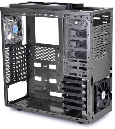 Габариты корпуса DeepCool Landking равны 512 х 218 х 515 мм, масса — 6,67 кг