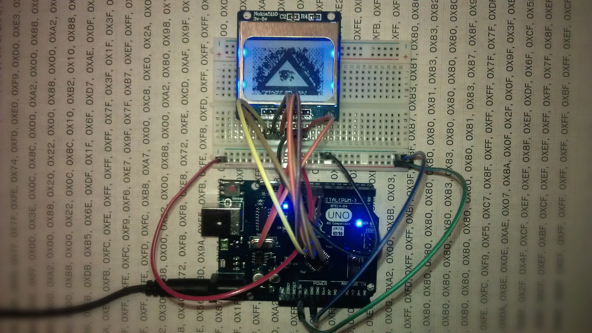 Arduino, модуль Nokia 5110 LCD и любая картинка - 1