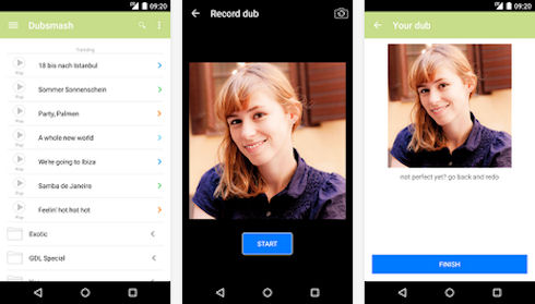 Dubsmash — простое приложение для создания видеороликов