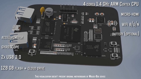 В манипуляторе Mouse-Box поместился полноценный мини-ПК - 2