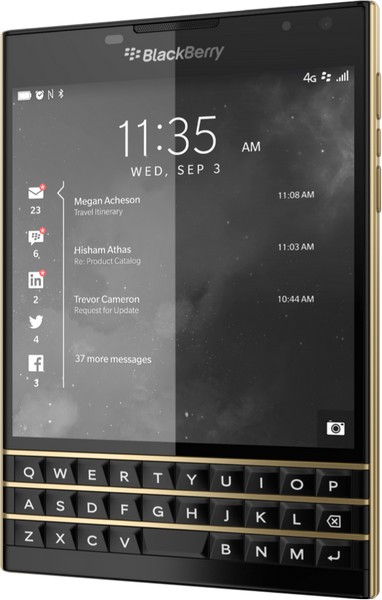 Limited Edition Black & Gold BlackBerry Passport