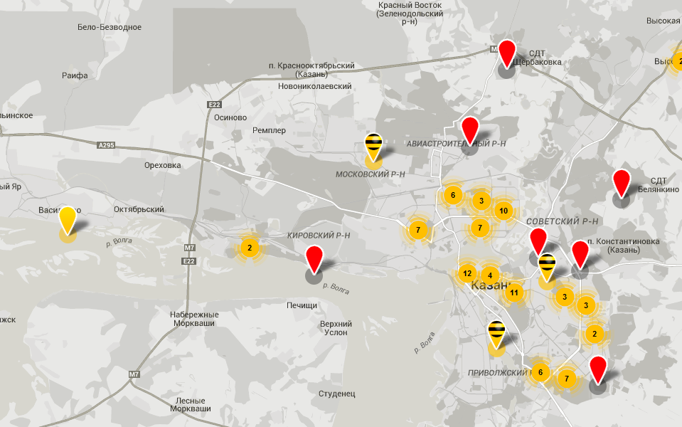 Карта покрытия казань билайн