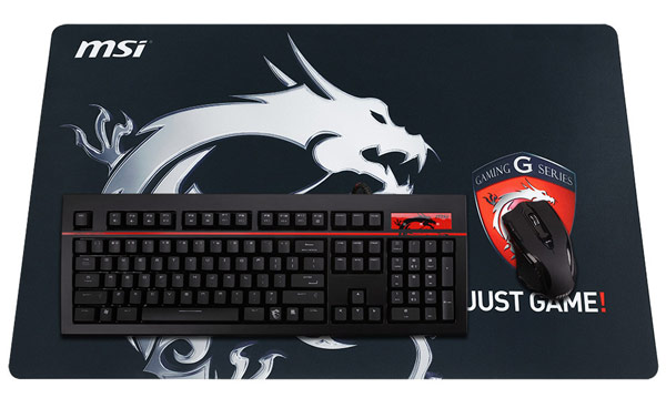 Масса коврика MSI Xield5 Gaming — 730 г