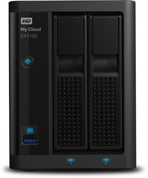 В сетевых хранилищах WD My Cloud EX2100, EX4100, DL2100 и DL4100 используются жесткие диски WD Red