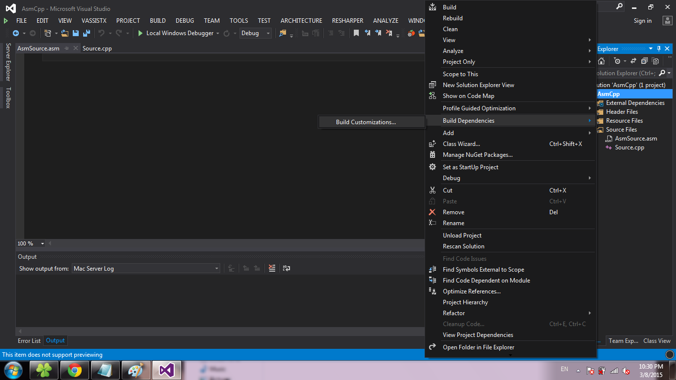 Создание проекта в visual studio 2013