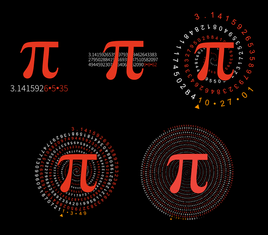Число пи красивые картинки