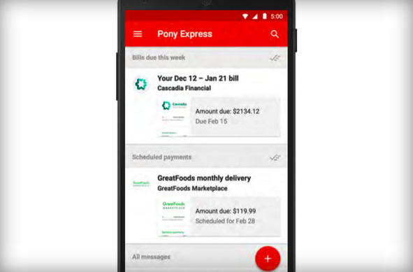 Google позволит оплачивать счета из Gmail с помощью сервиса Pony Express - 1