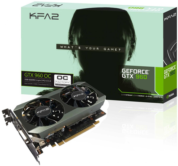 KFA2 GTX 960 OC 2GB