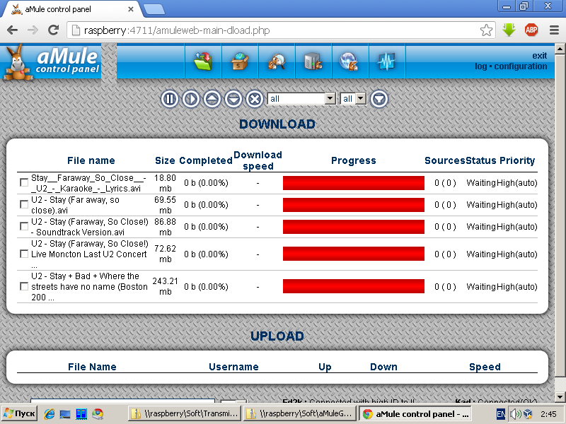 Network torrents. Amule. SMB В проводнике.