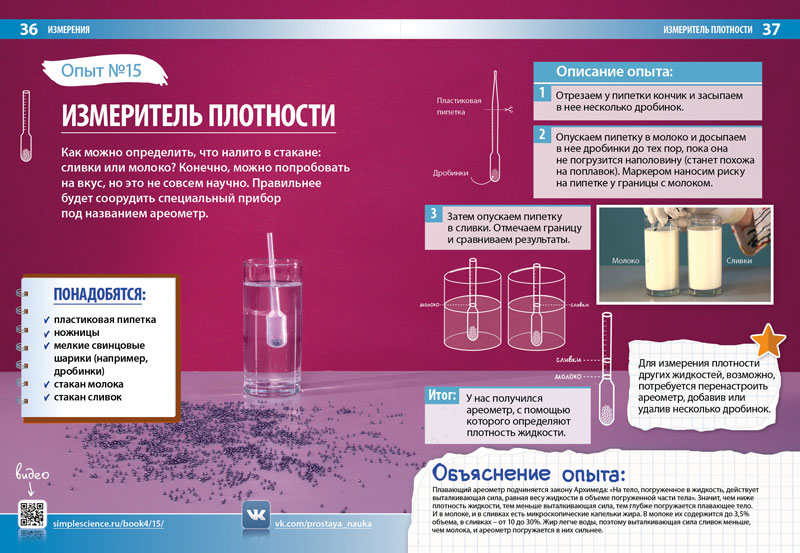 Проект опыты по физике