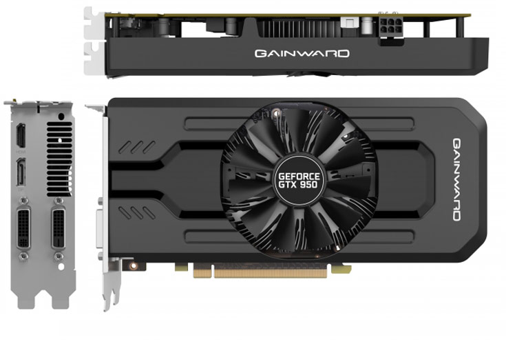 Представлена 3D-карта Gainward GeForce GTX 950