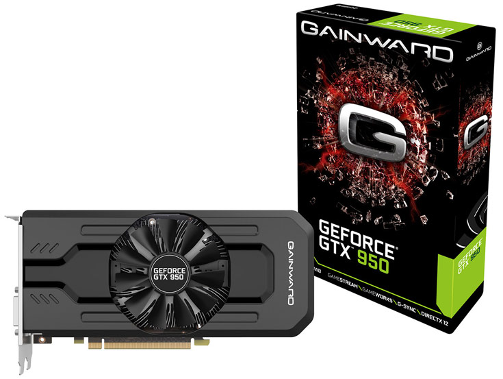 Представлена 3D-карта Gainward GeForce GTX 950