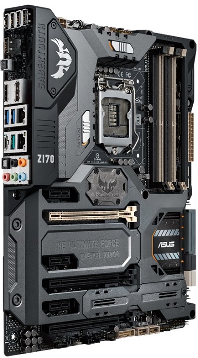 Плата Asus TUF Sabertooth Z170 Mark 1 имеет все отличительные особенности серии TUF