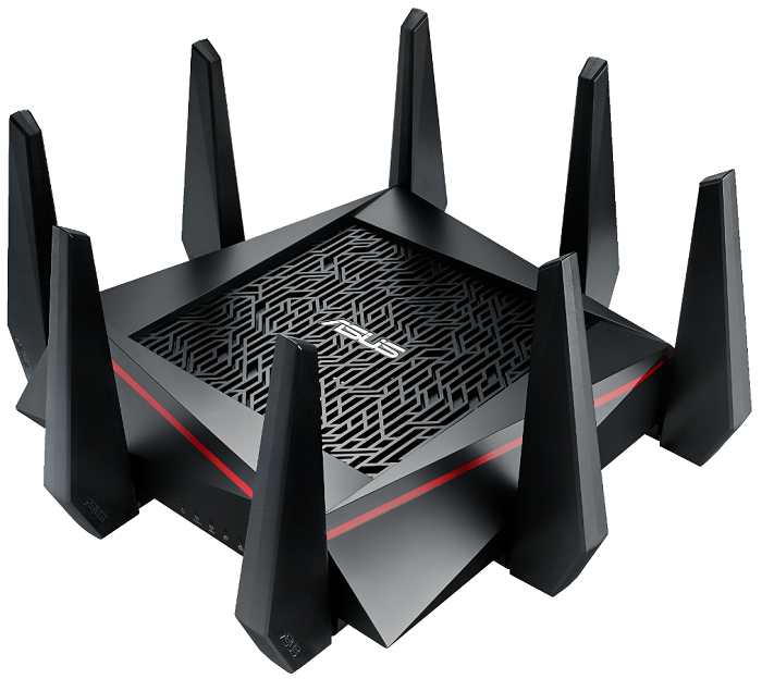 Роутер Asus RT-AC5300 поддерживает формирование сигнала Beamforming и MU-MIMO