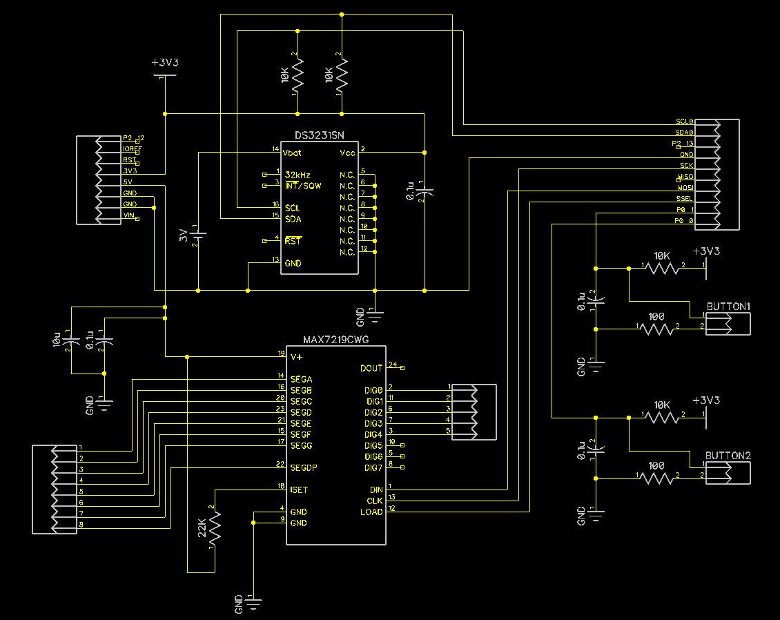 Ds3231 схема подключения