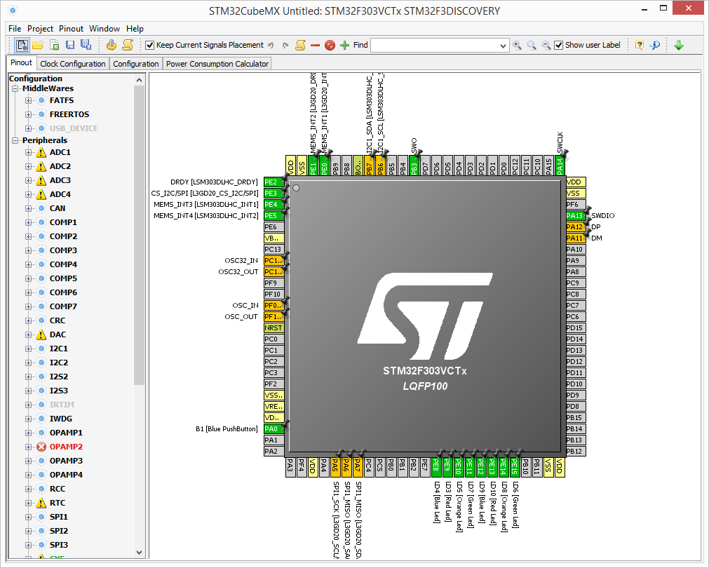 Stm32f407vgt6 схема включения