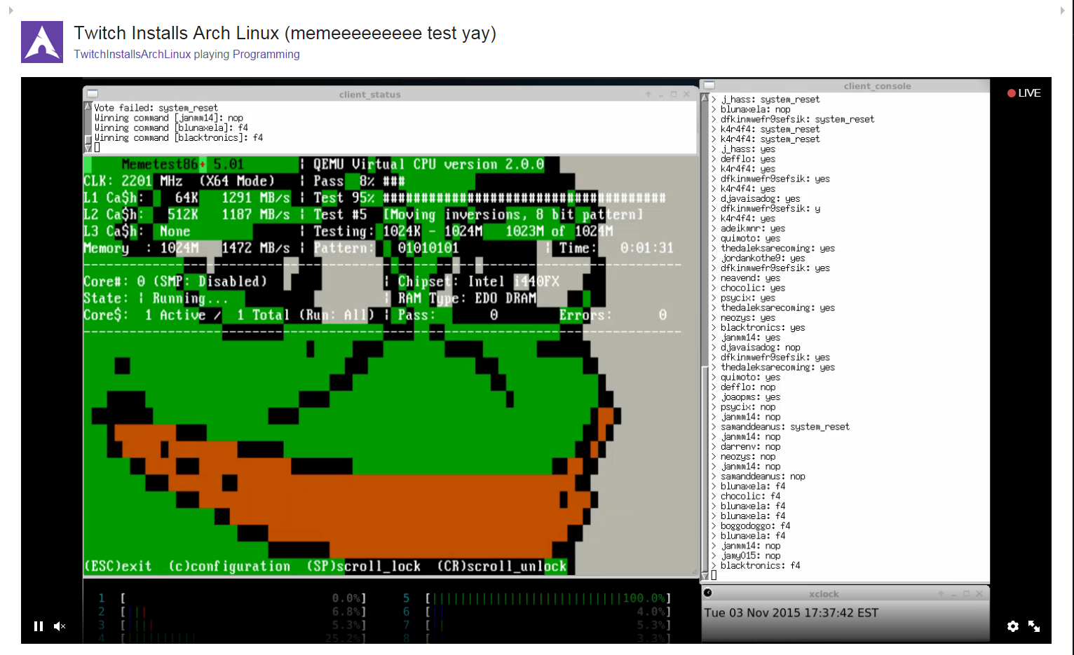 Неделя установки Arch Linux на Twitch - 13