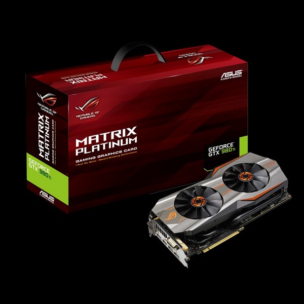 Анонсирована видеокарта Asus ROG Matrix GTX 980 Ti Platinum 