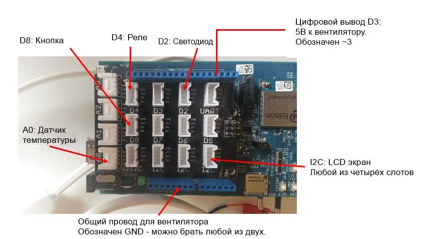 Модель системы климат-контроля на основе Intel Edison - 3