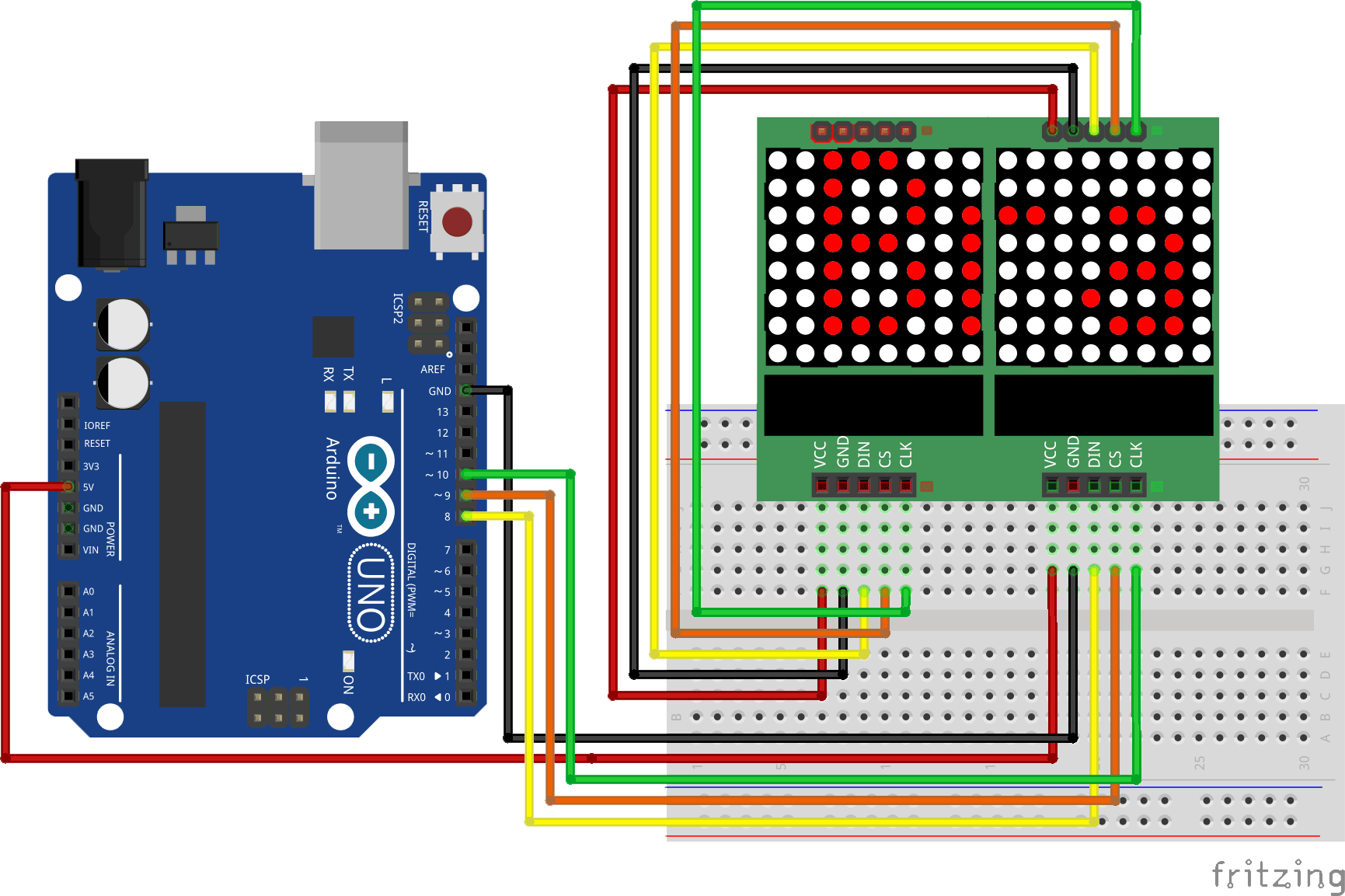 Бегущая строка на Arduino + управление со смартфона