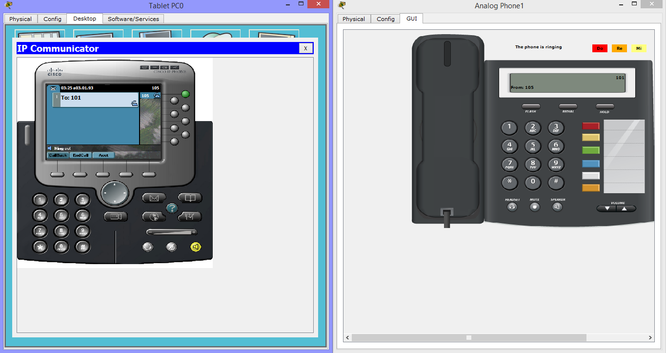 VoIP + Cisco Packet Tracer