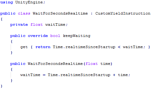 Кастомные корутины в Unity 5.3 - 4