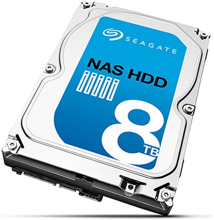 Линейка HDD Seagate NAS пополнилась накопителем объемом 8 ТБ