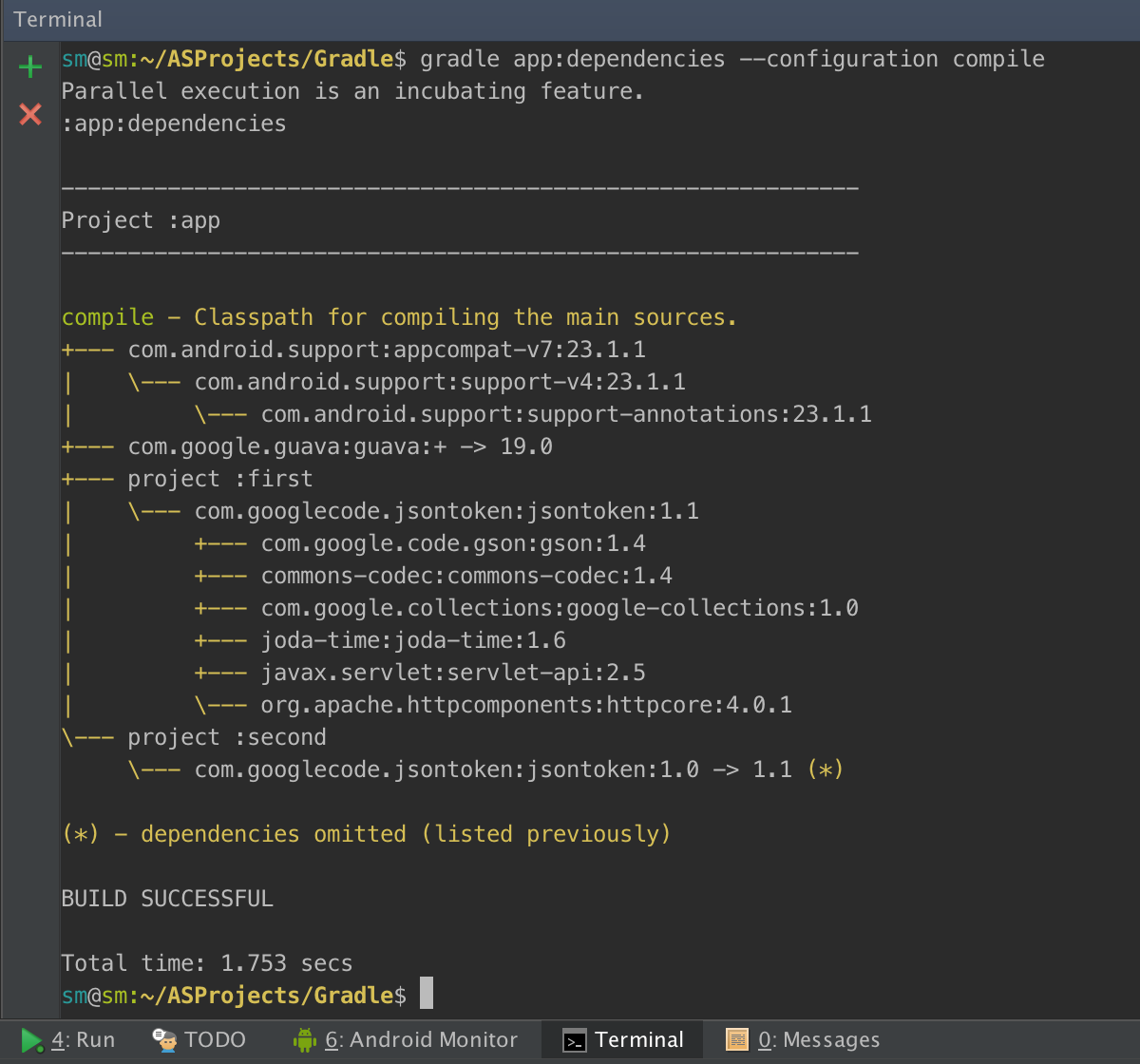 Jsontoken start array